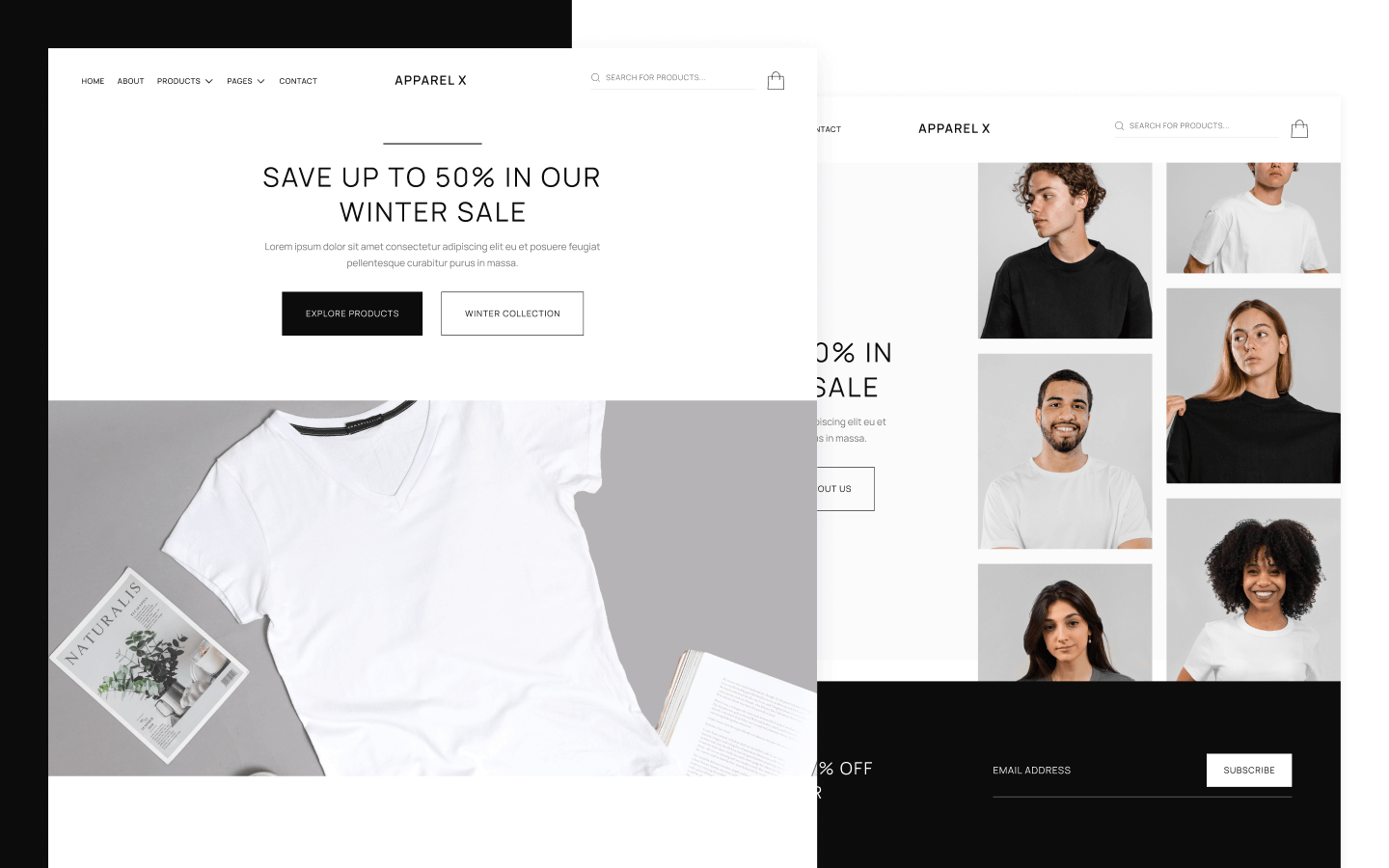 Fashion Ecommerce Shop Webflow Template & UI Kit
