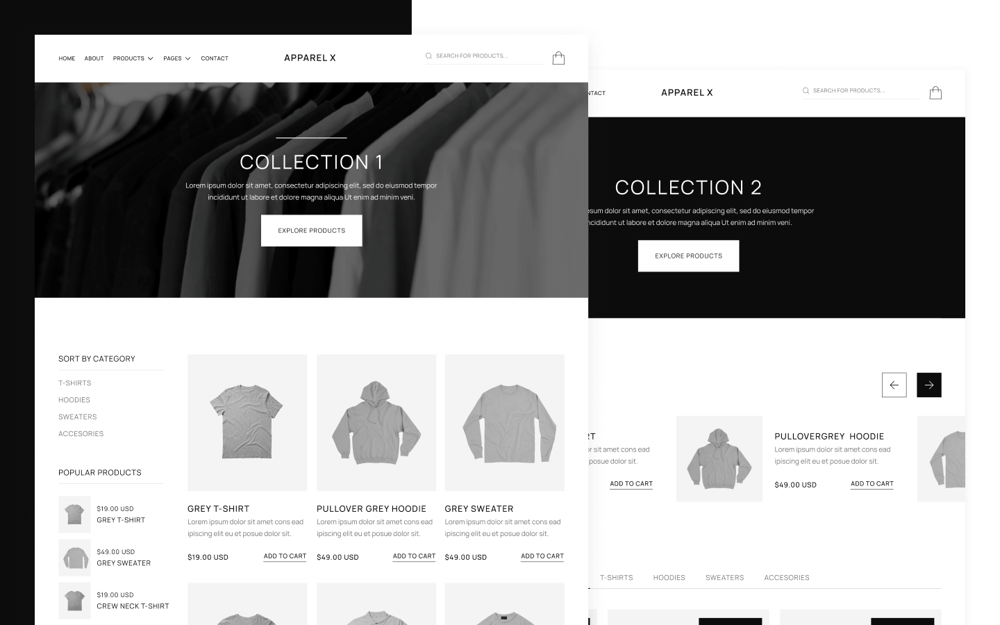 Apparel X Webflow Template