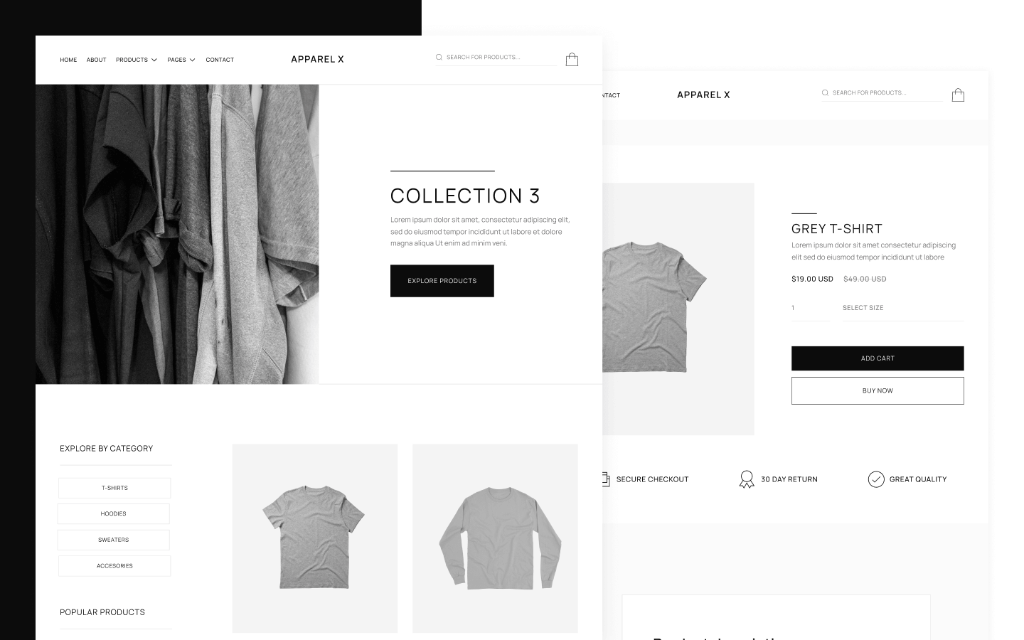 Apparel X Webflow Template