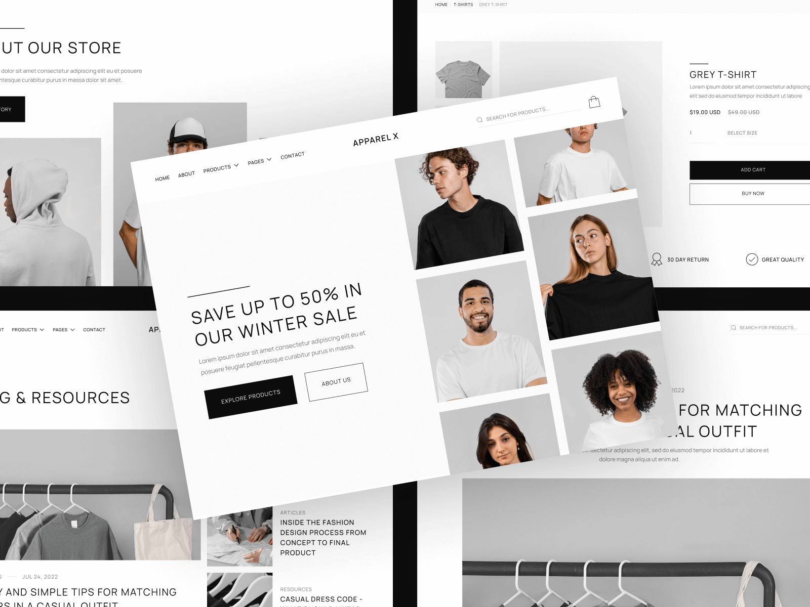 Ecommerce Store Webflow Template