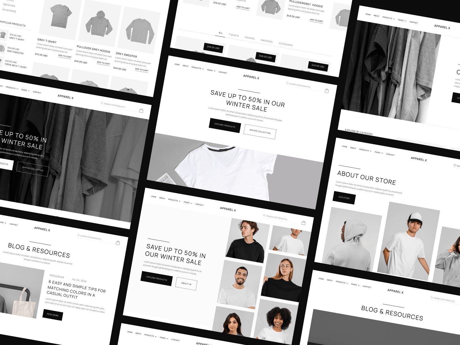 Lifestyle Ecommerce Webflow Template