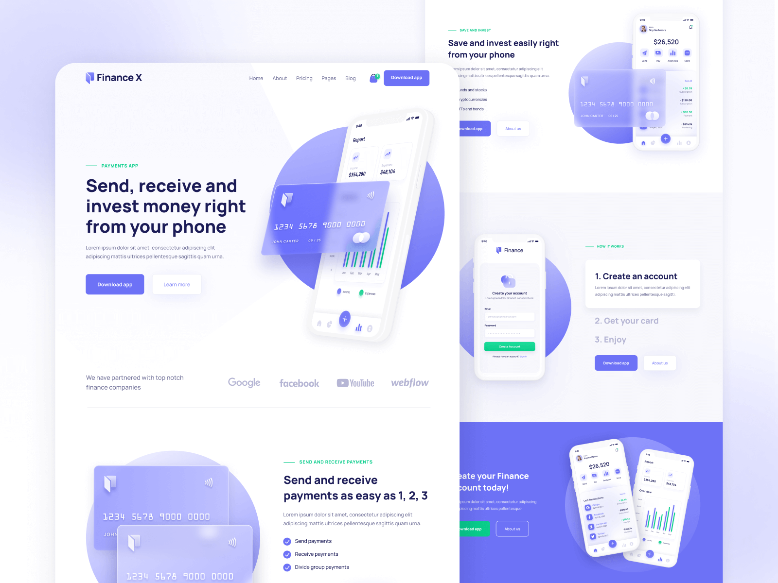 Finance Fintech Webflow Website Template