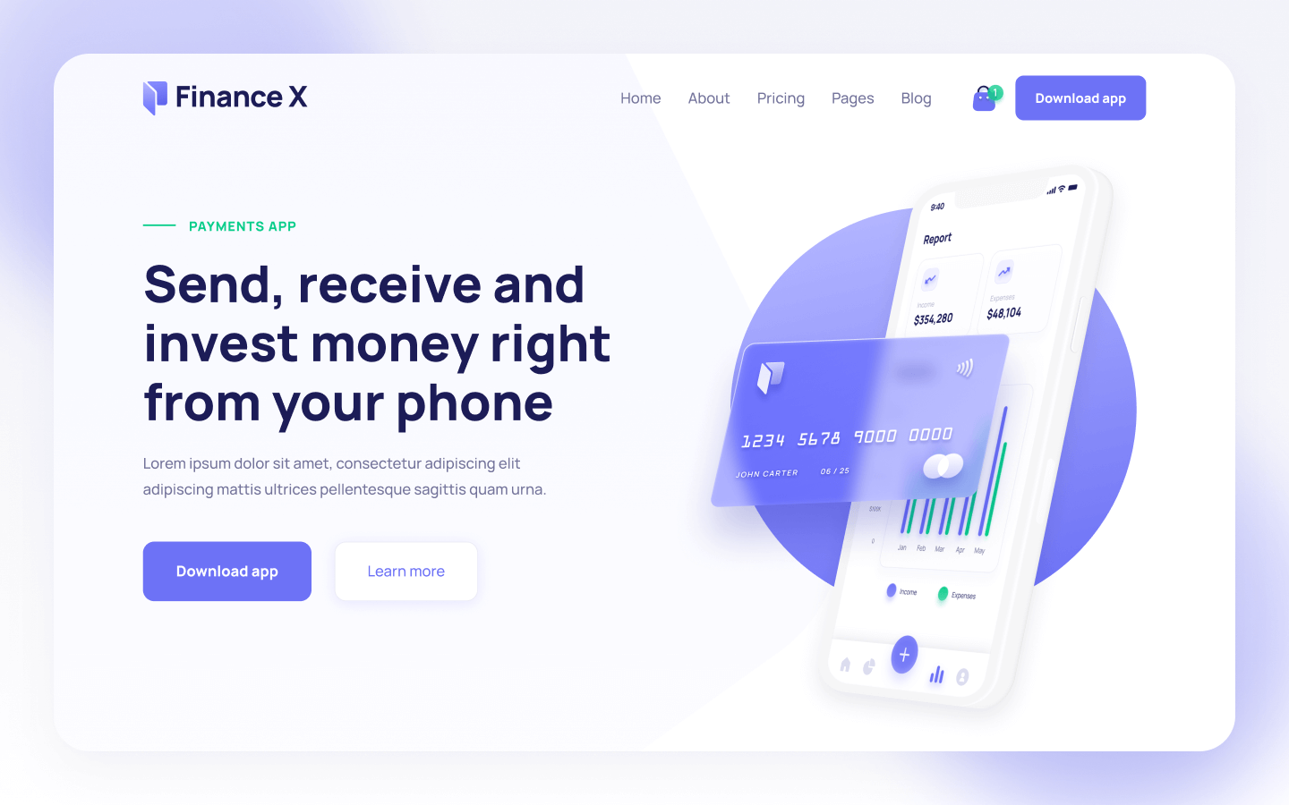 Fintech & Finance Webflow Template