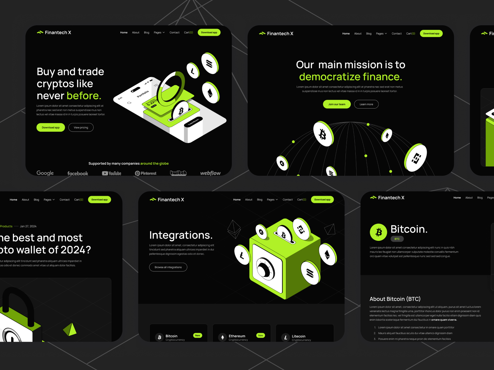Crypto Fintech Webflow Template