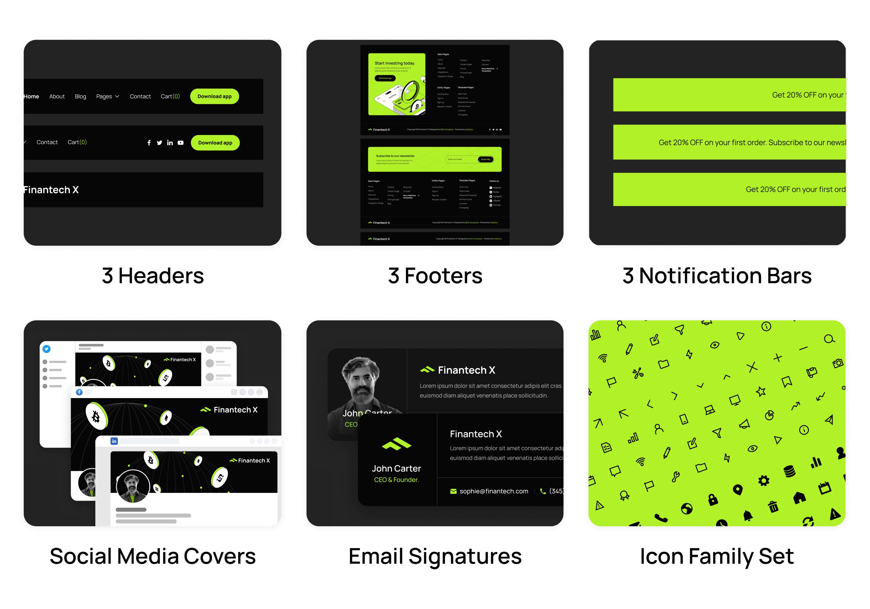 Finantech X Crypto Webflow Template Benefits