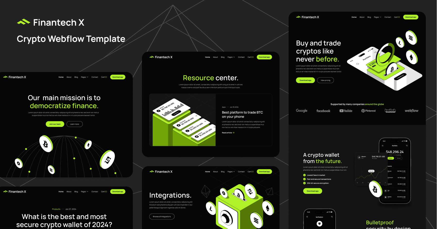 Fintech Webflow Template