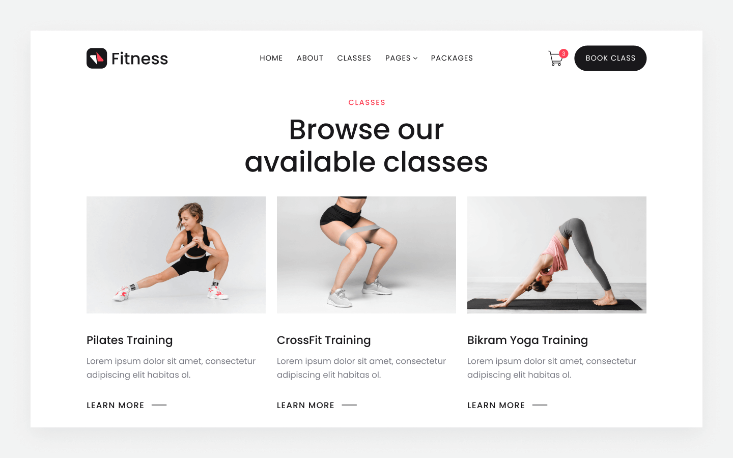Fitness Webflow Template