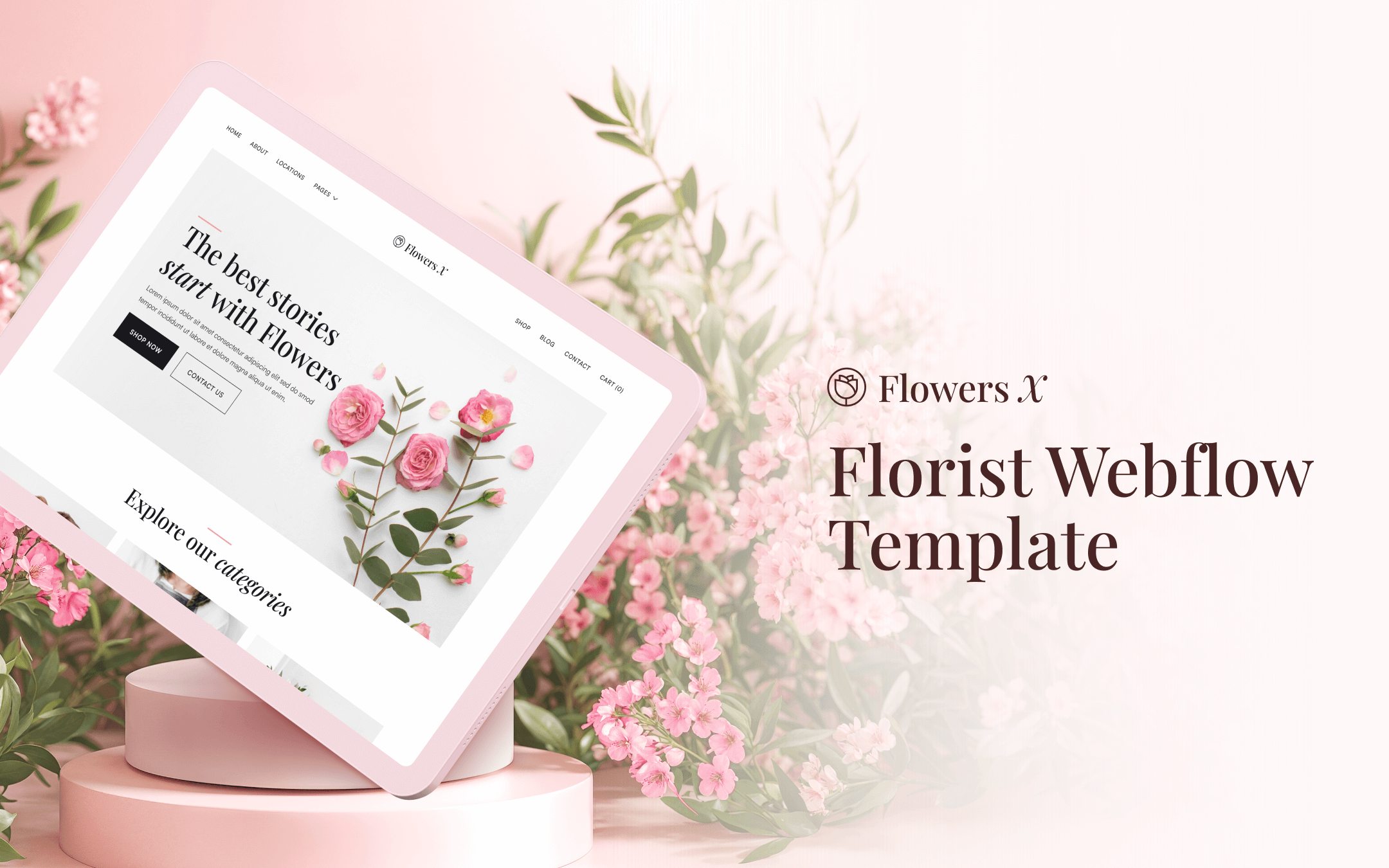Florist Webflow Template