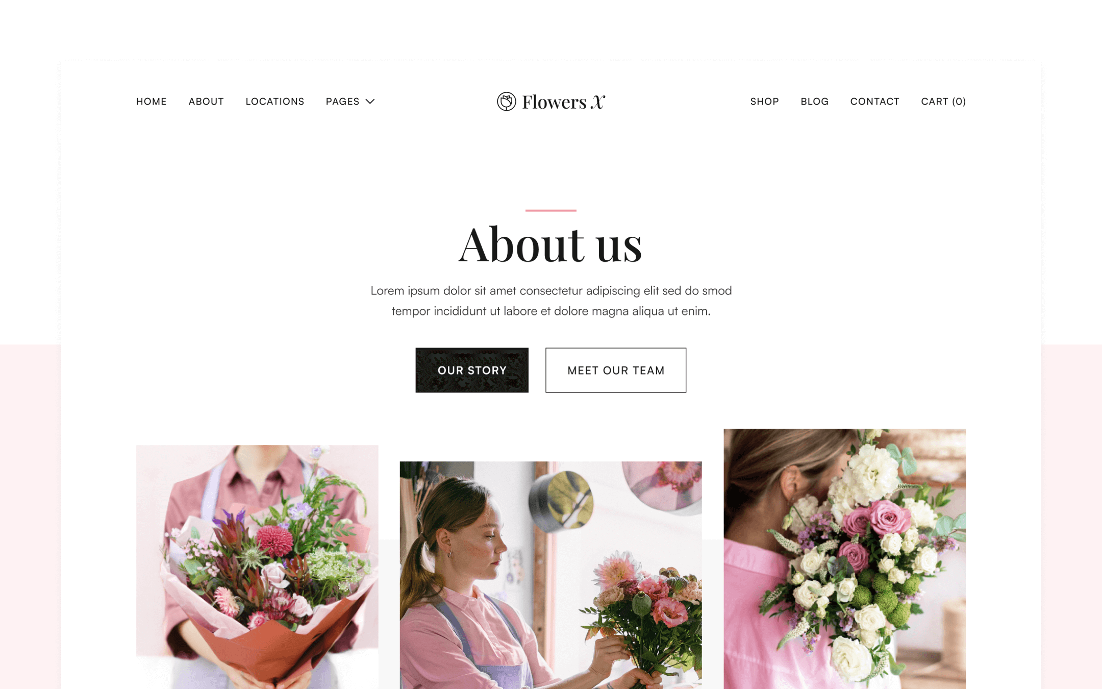 Flowers X Webflow Template