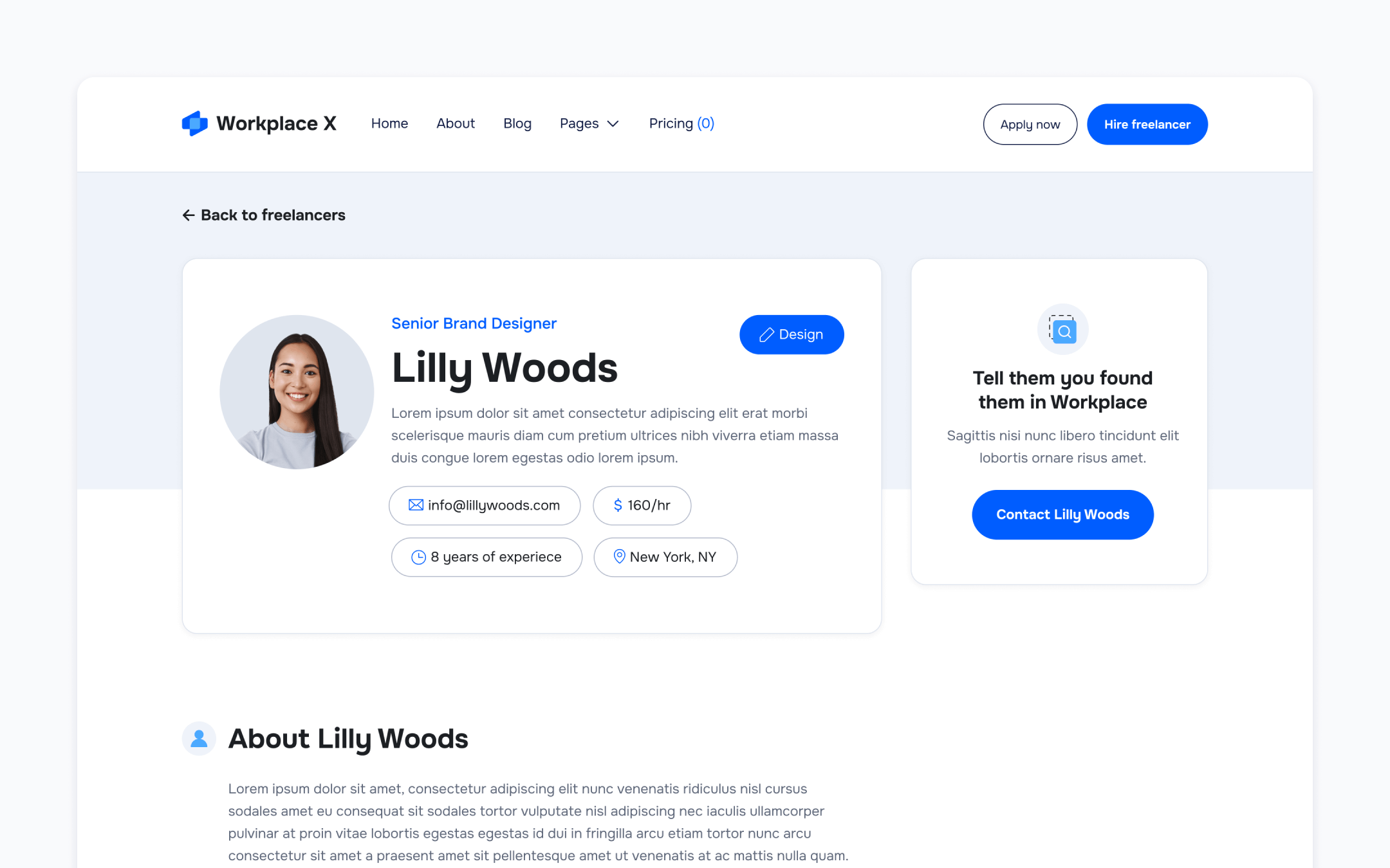 Workplace X Webflow Template