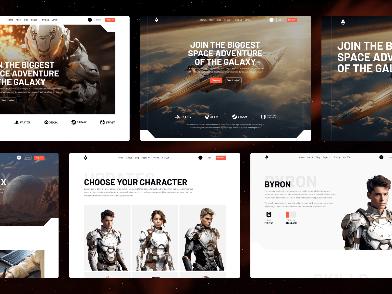 Gaming Webflow Template