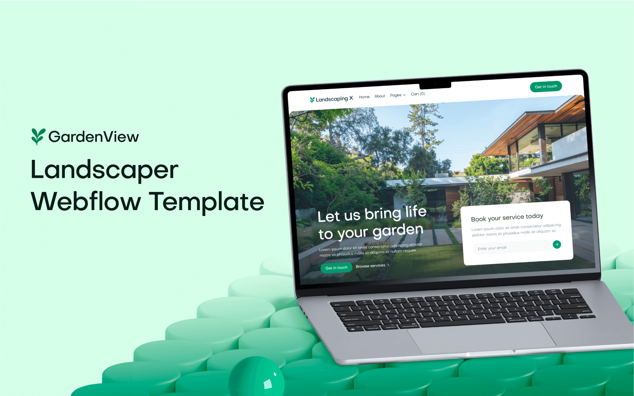 Gardening Webflow Template