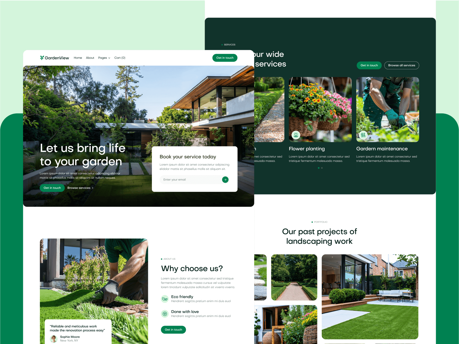 Gardening Webflow Template
