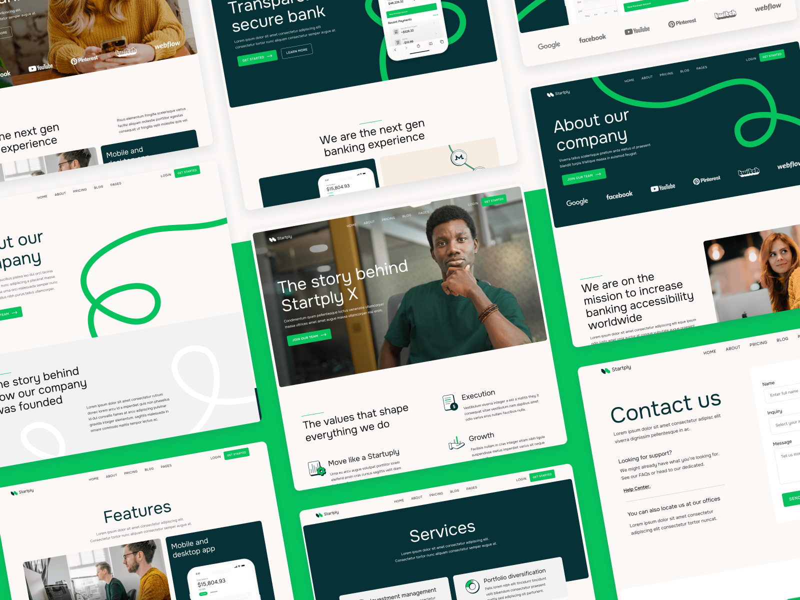 Modern Startup Webflow Theme