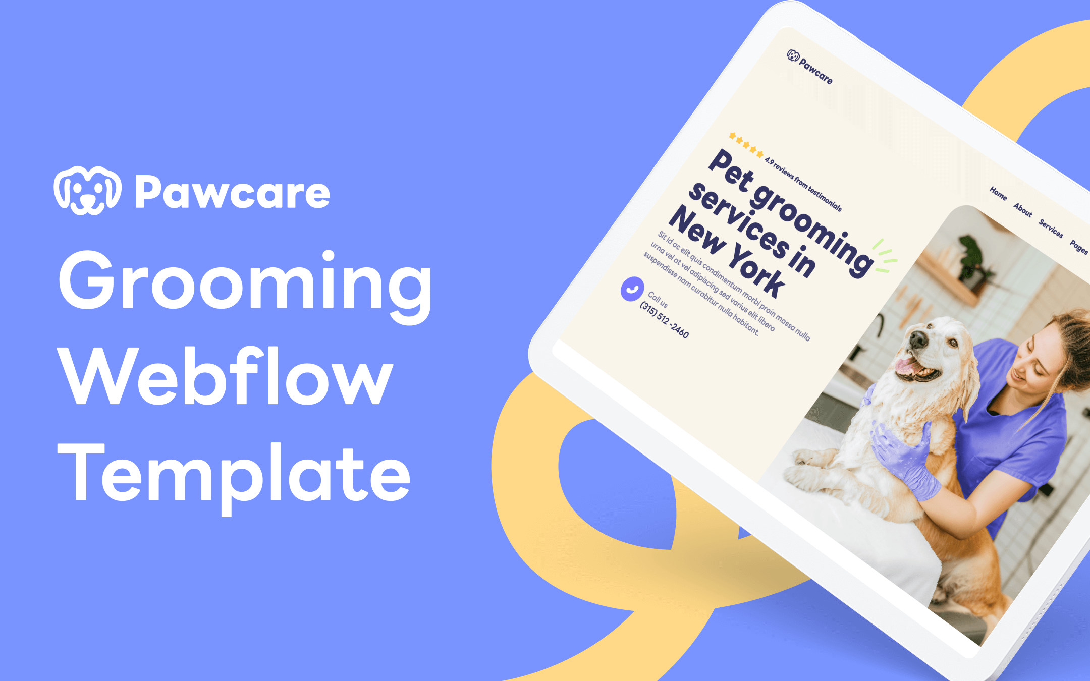 Grooming Webflow Template