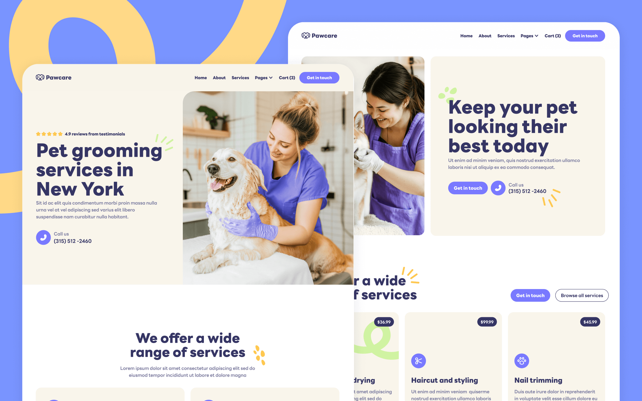 Pawcare Webflow Template