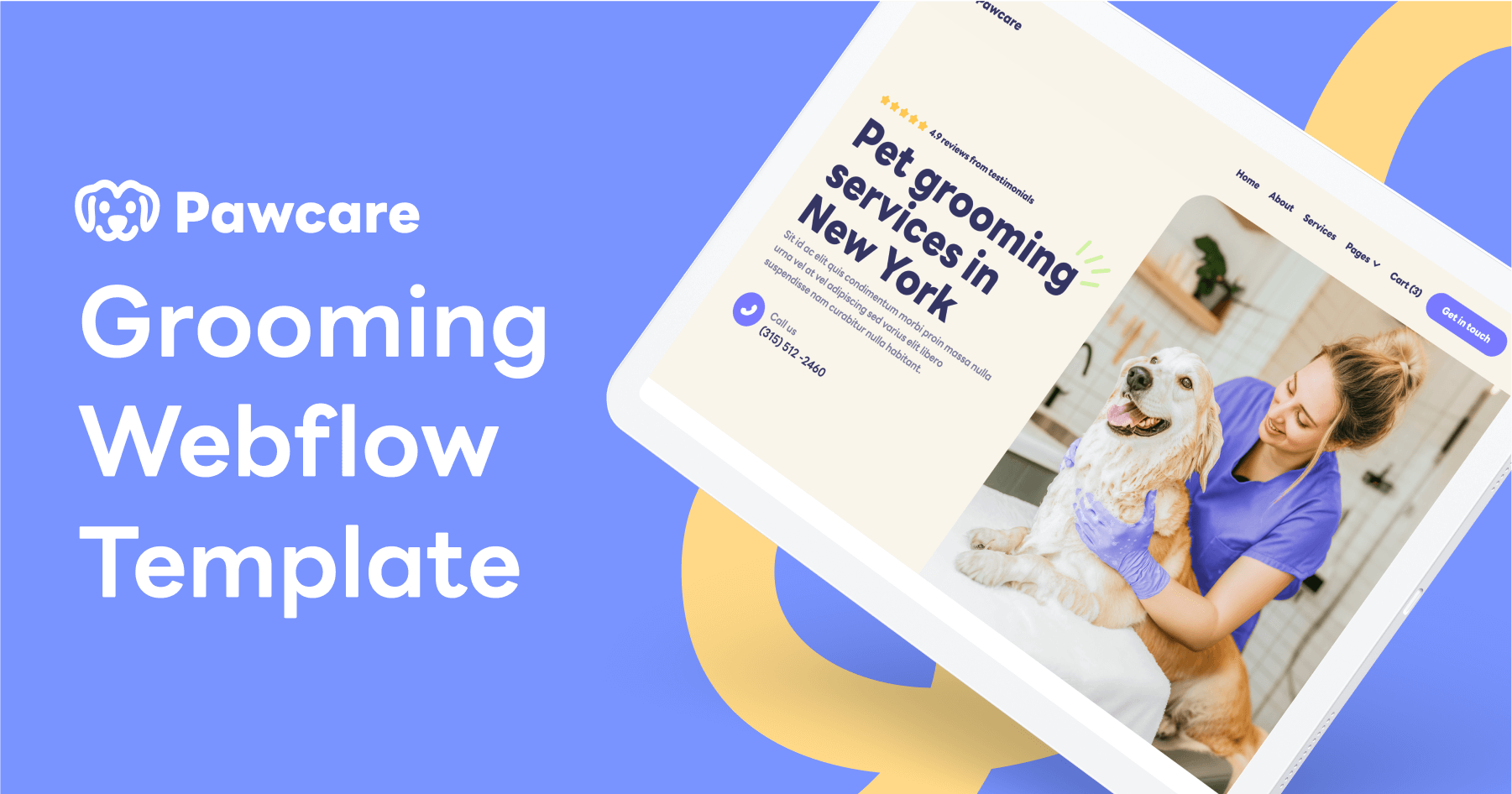 Grooming Webflow Template