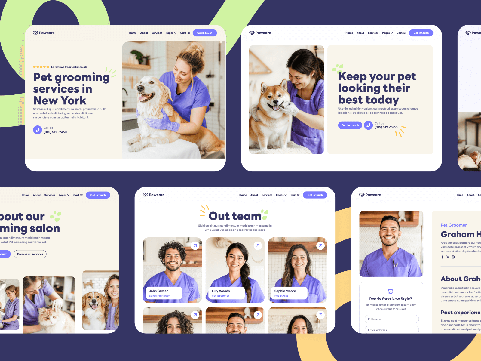 Grooming Webflow Theme