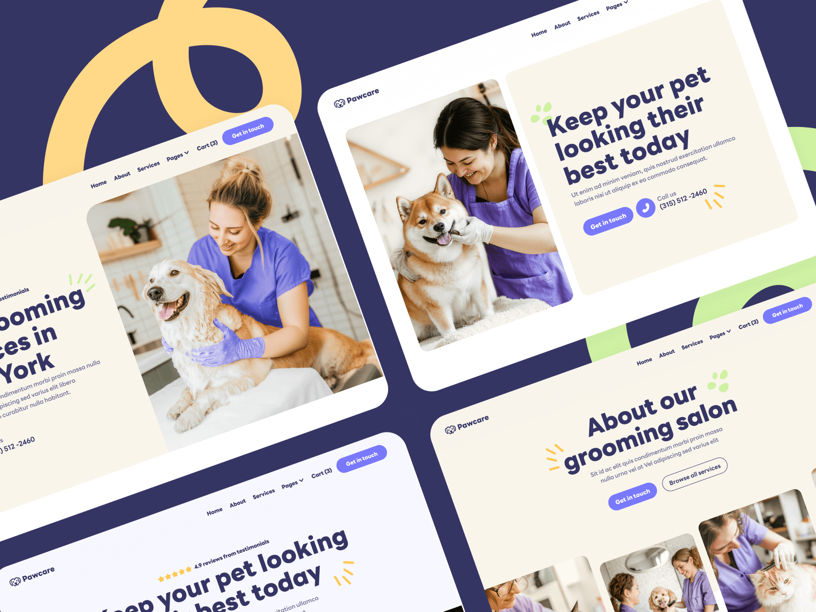 Veterinary Services Webflow Template