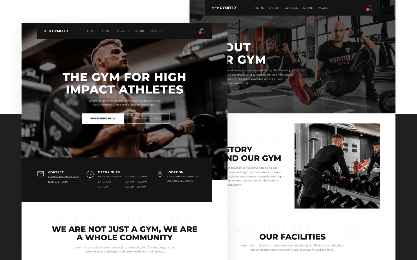 Gym Webflow Template