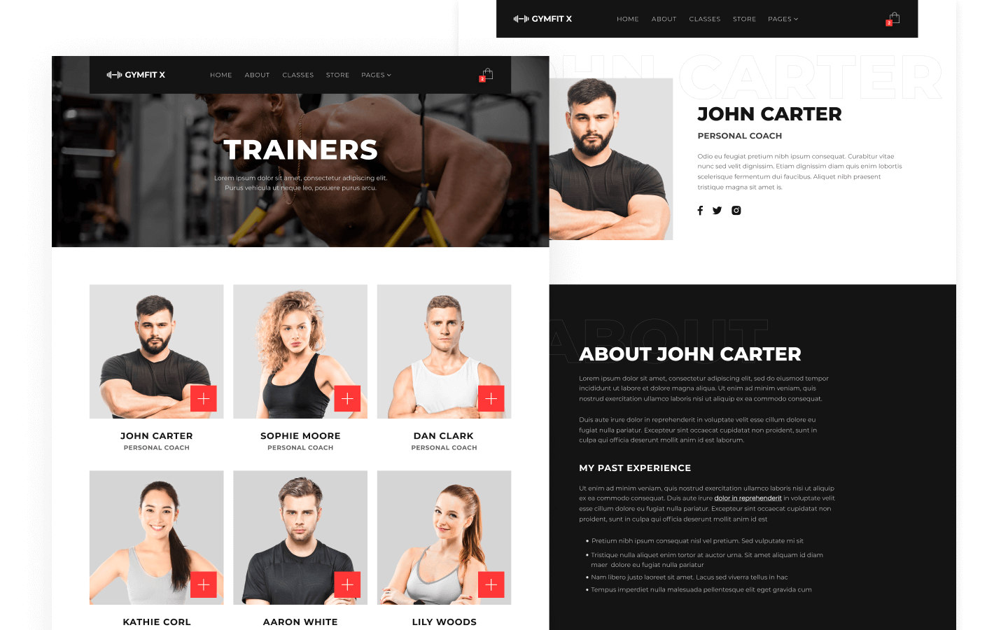 Gymfit X Webflow Template