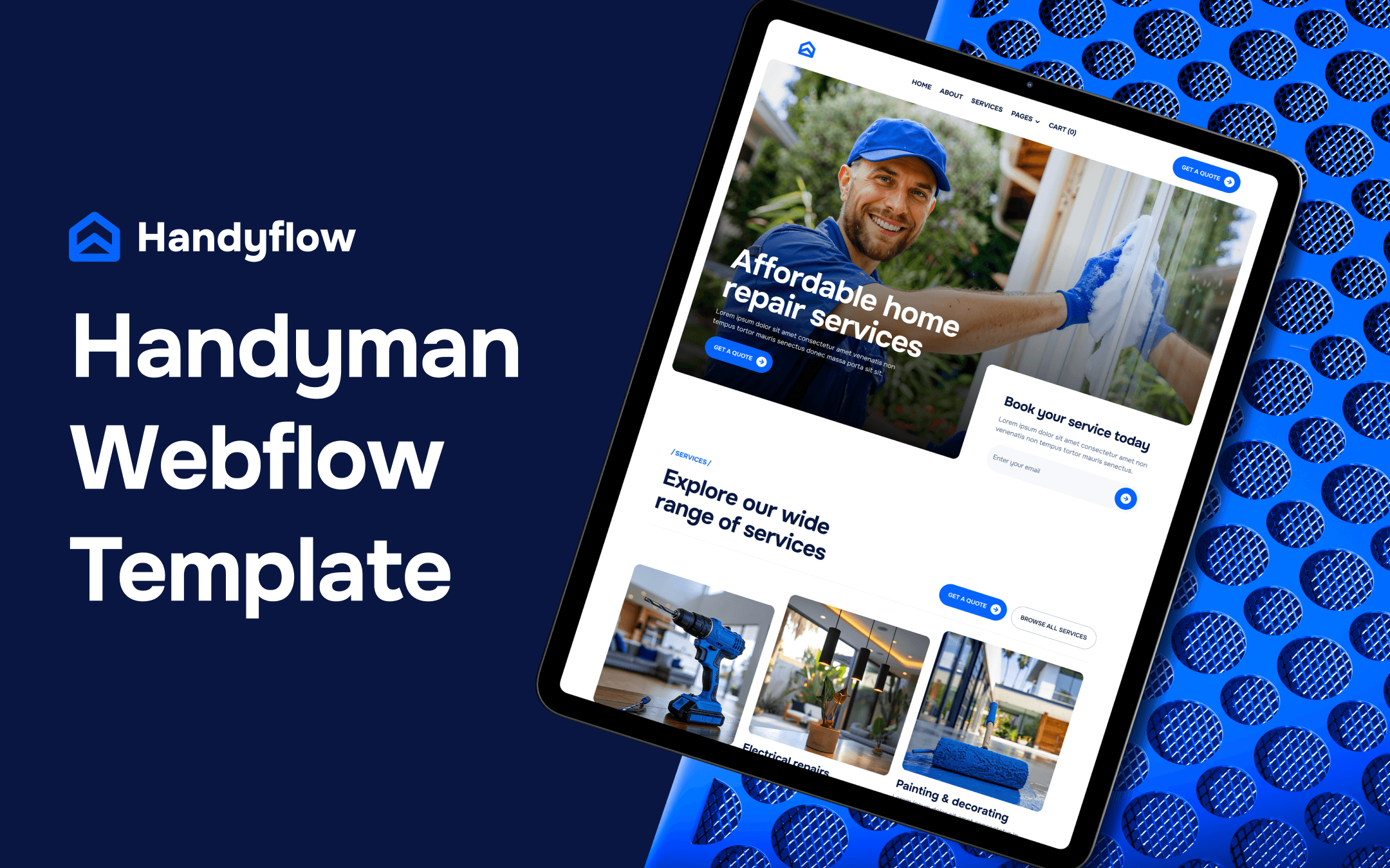 Handyman Services Webflow Template