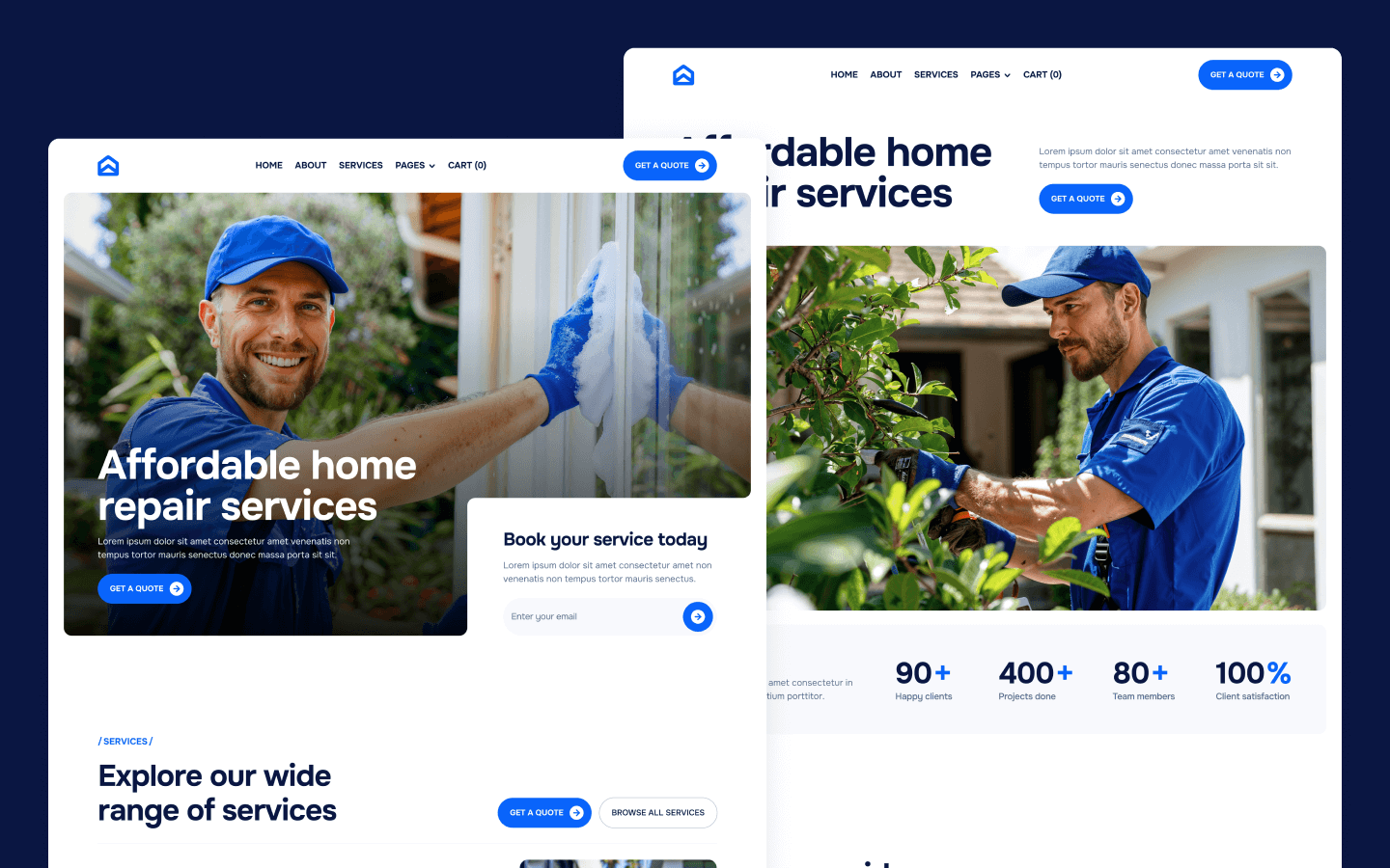 Handyflow Webflow Template