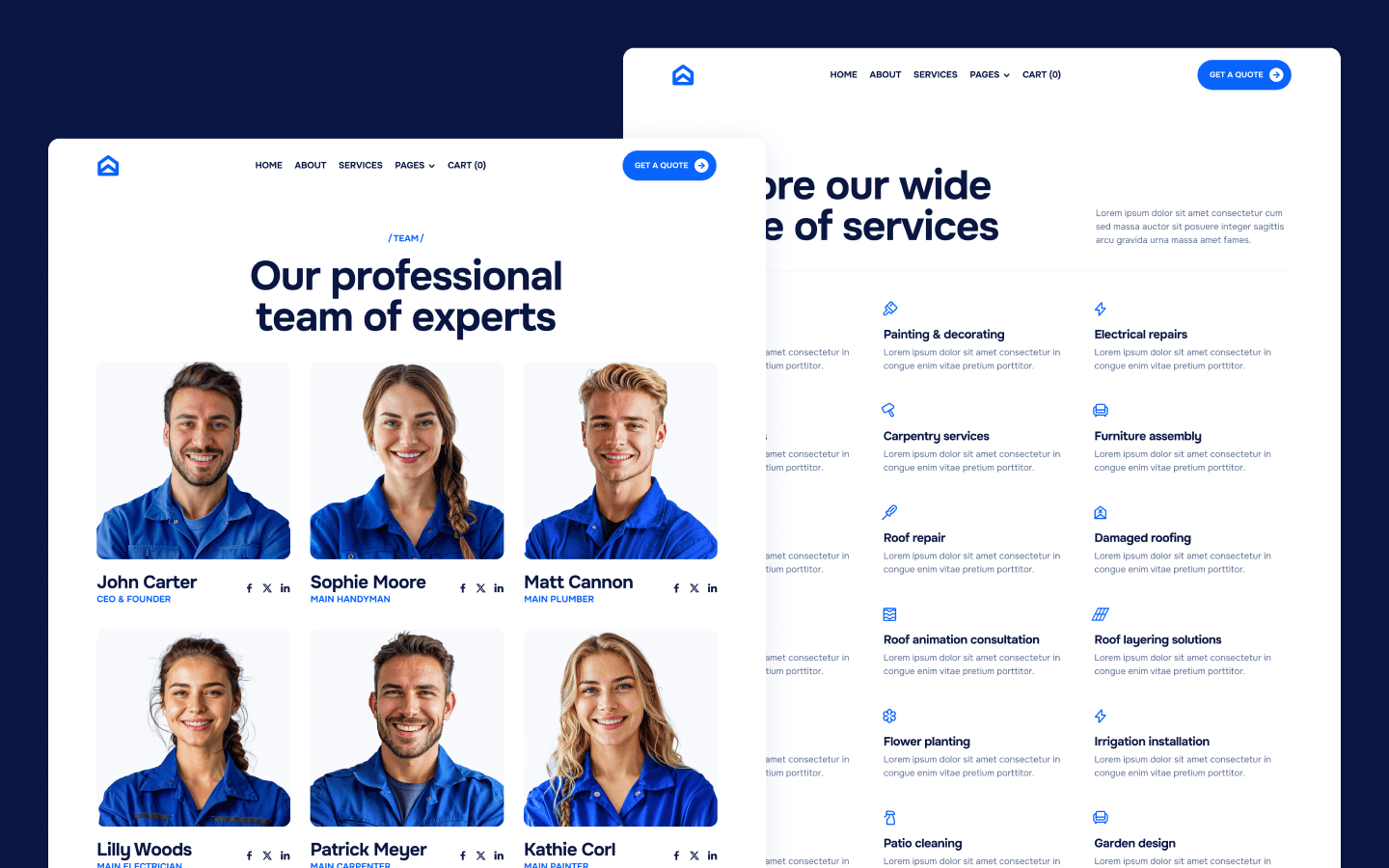 Handyflow Webflow Template