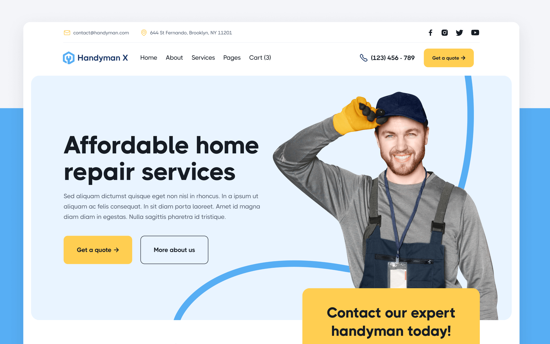 Handyman Webflow Template
