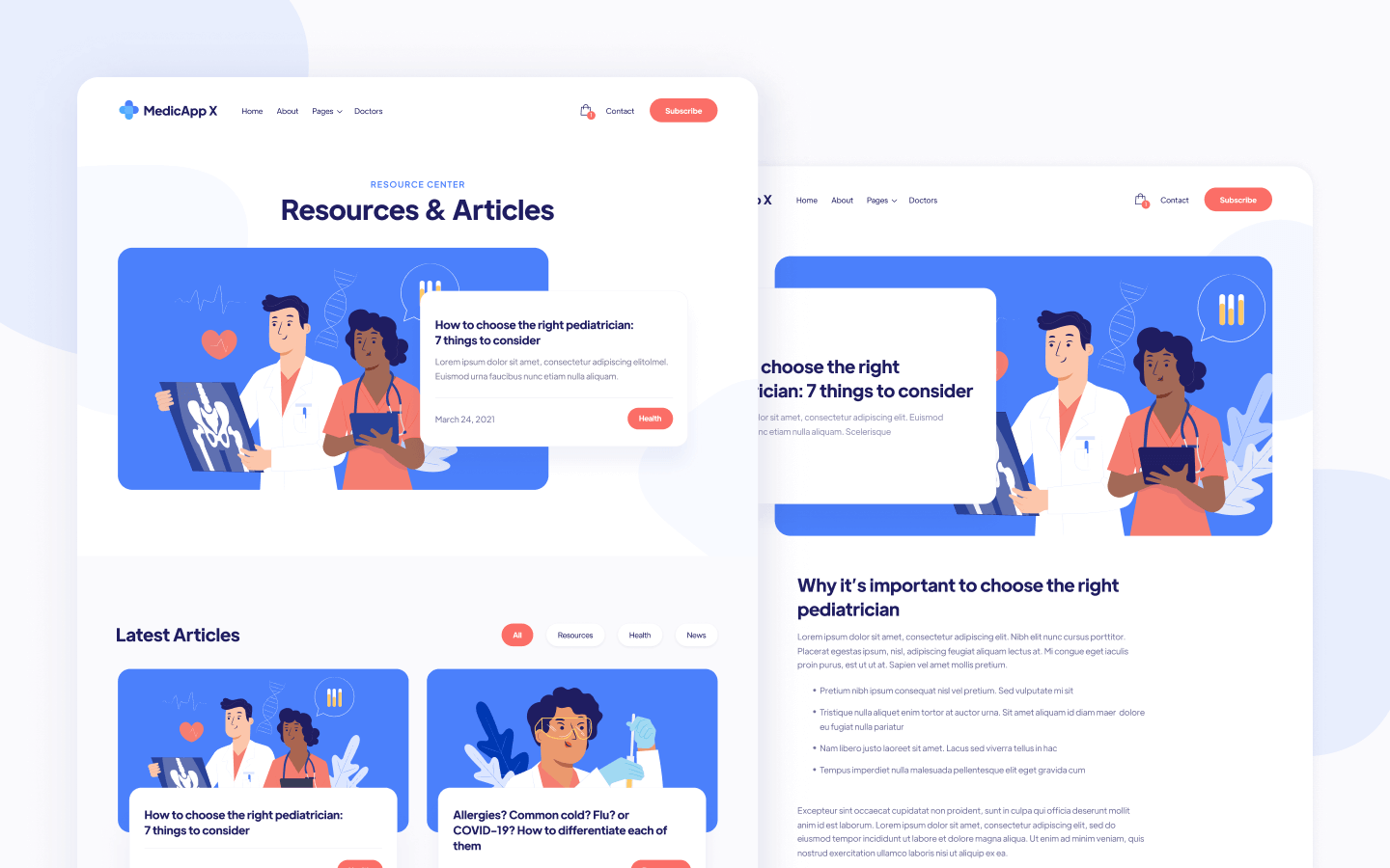 MedicApp X Webflow Template