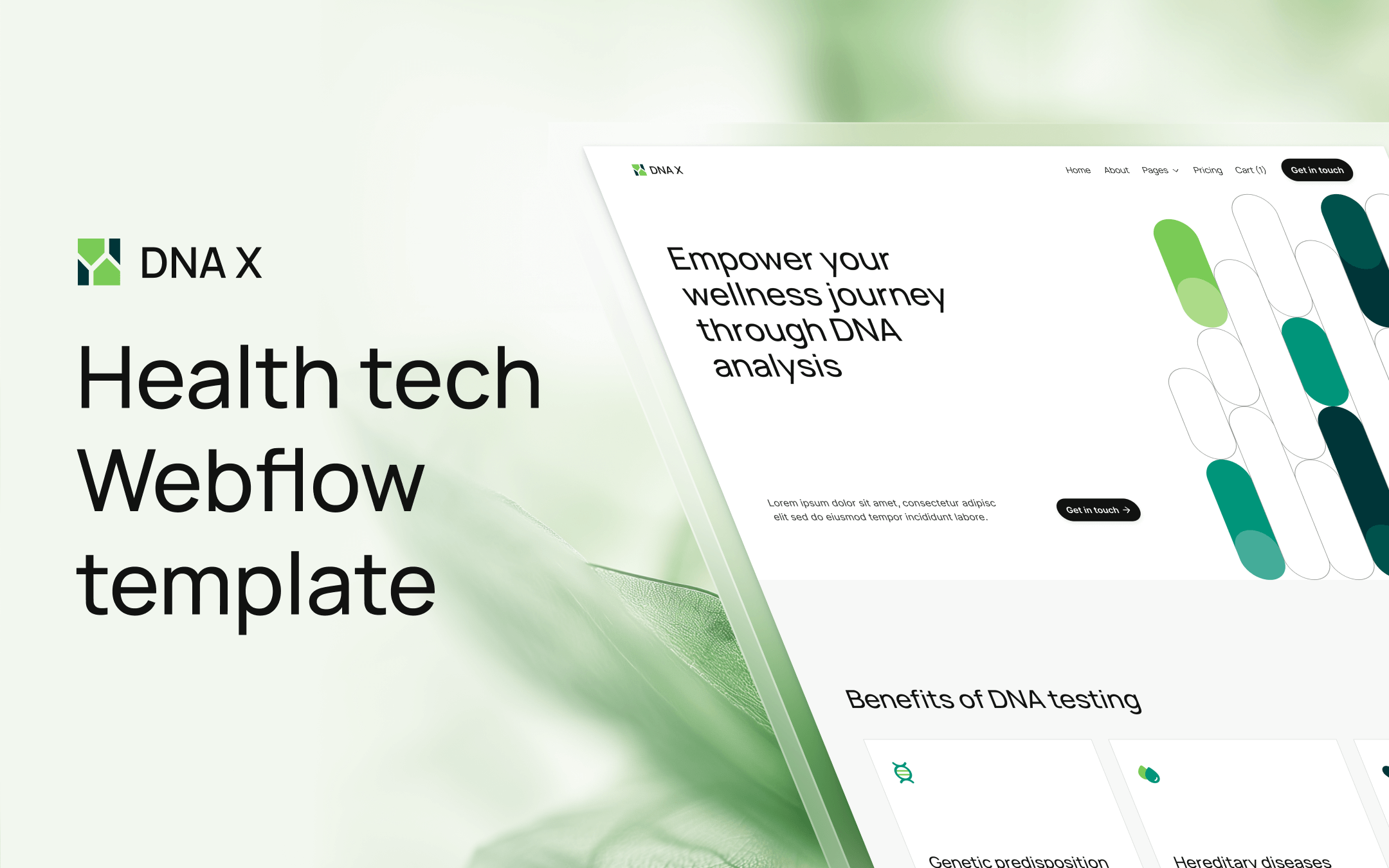 Health Tech Webflow Template