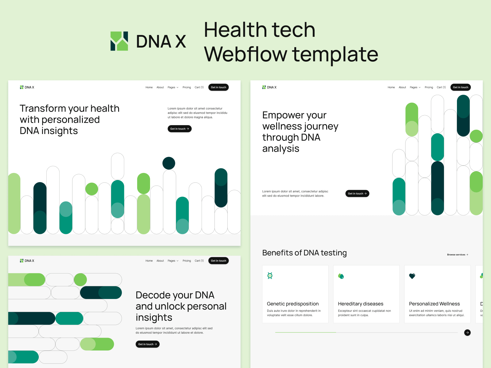 Health Tech Webflow Template