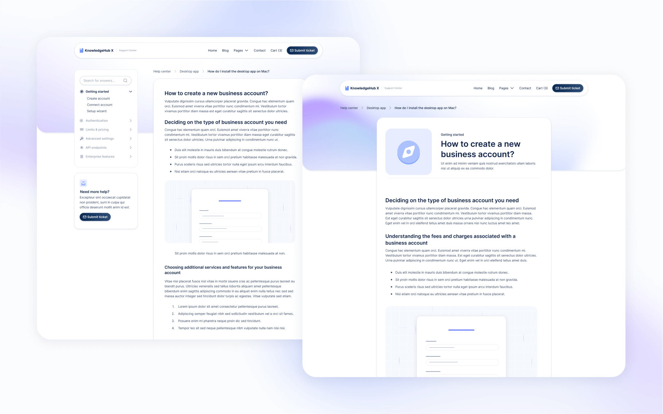 KnowledgeHub X - Help Center Webflow Template