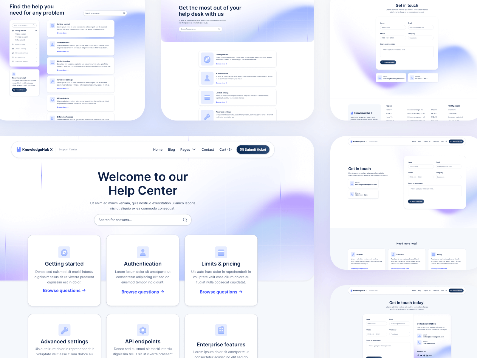 Help Center Webflow Theme