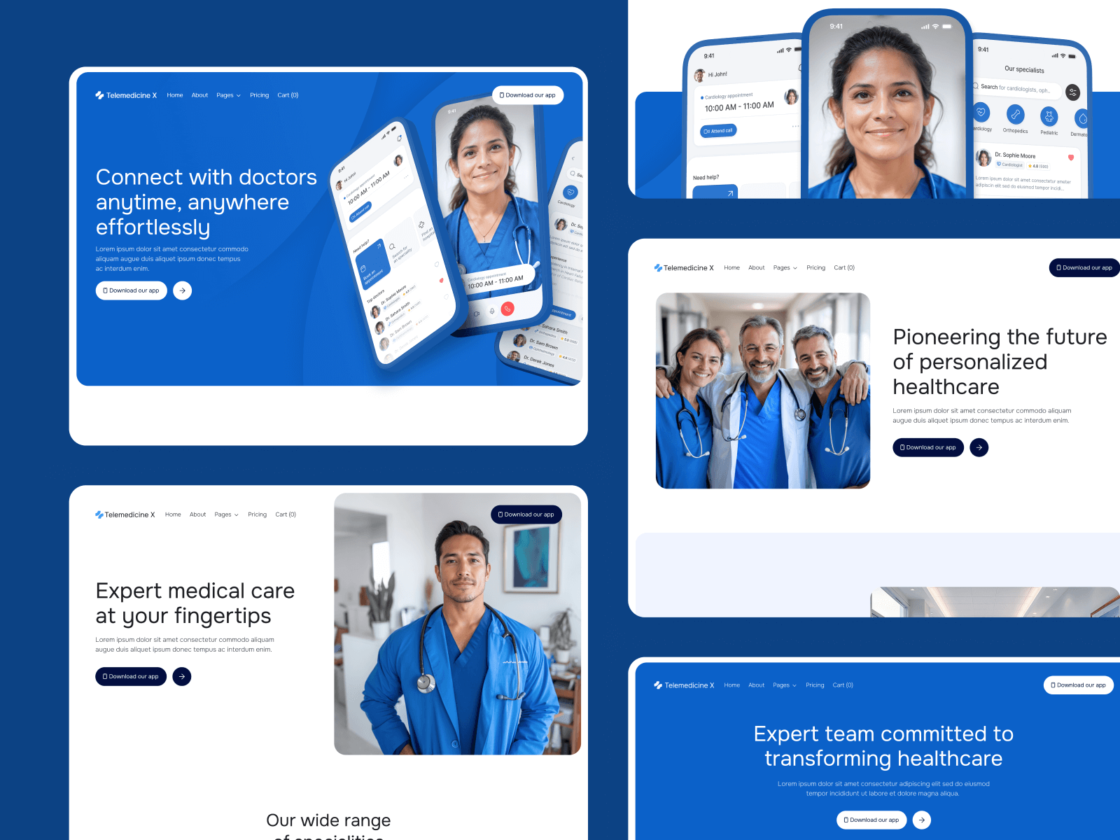 HealthTech Webflow Template