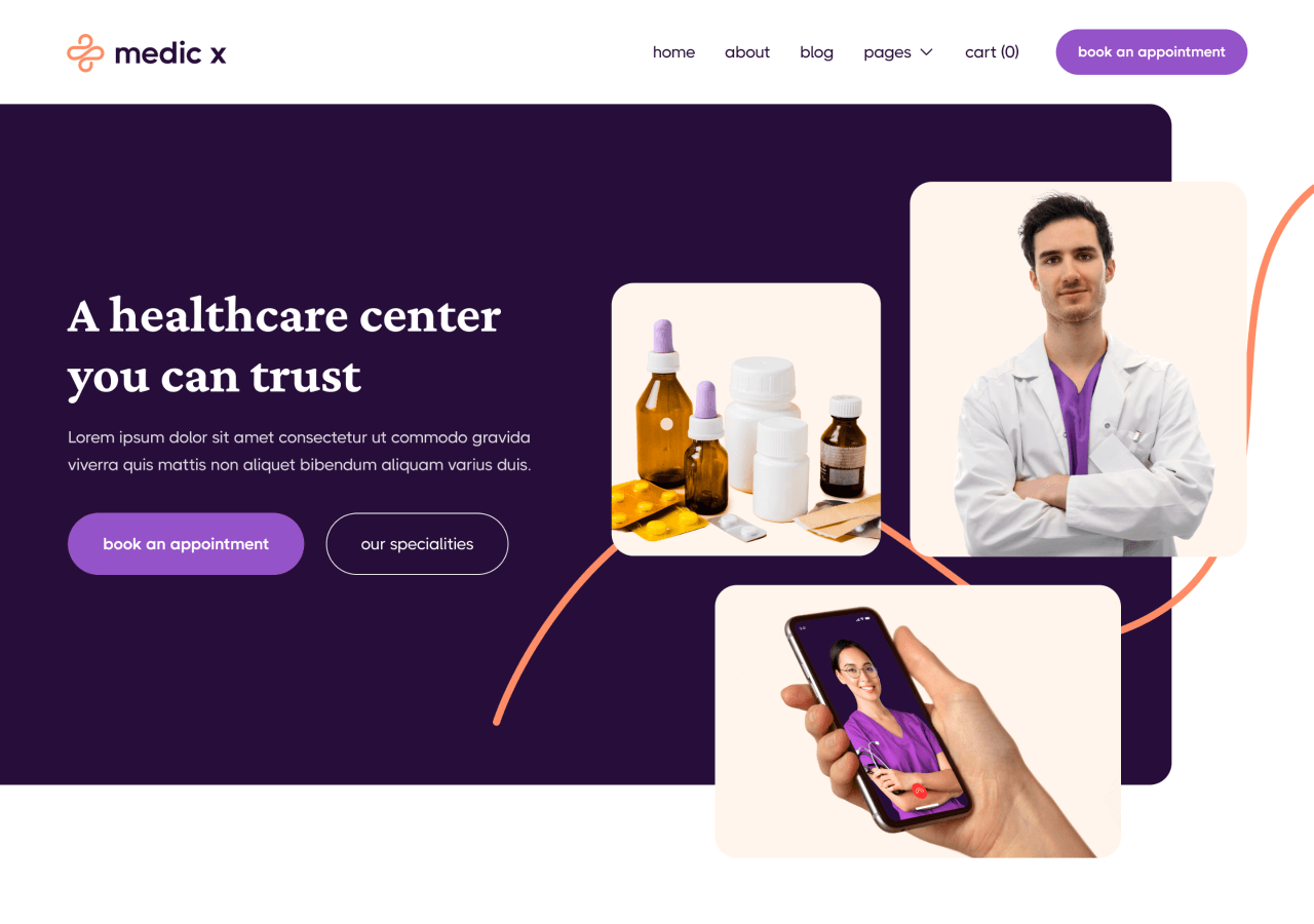 Hospital Webflow Template