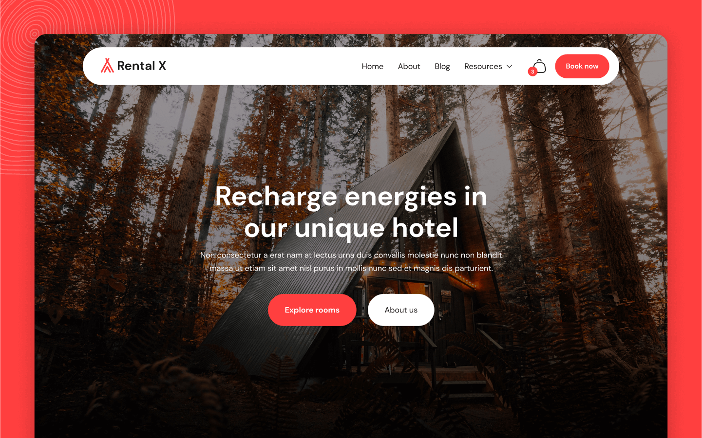 Hostel, Hotel & Airbnb Webflow Template