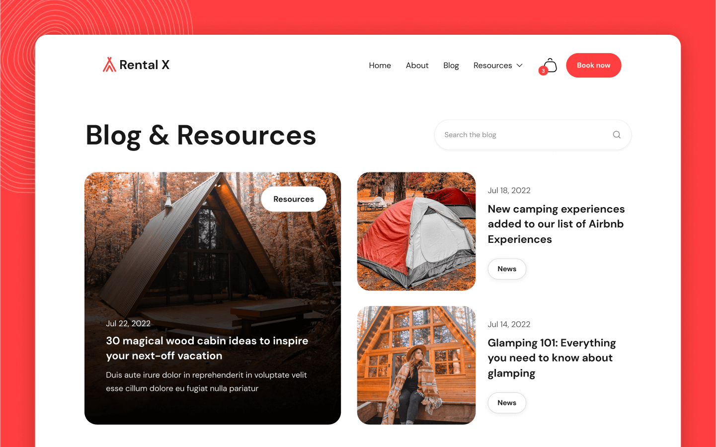 Rental X Webflow Template
