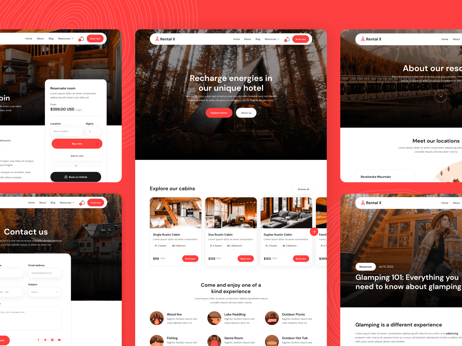 Hostal Webflow Template