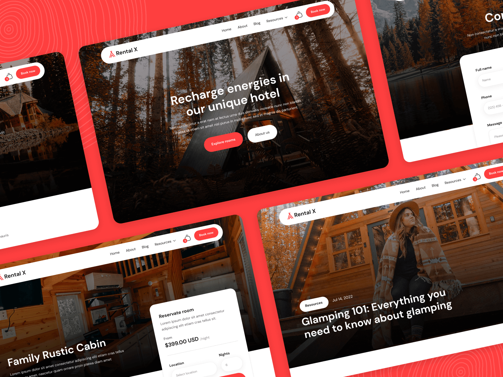 Local Hotel Airbnb Webflow Template