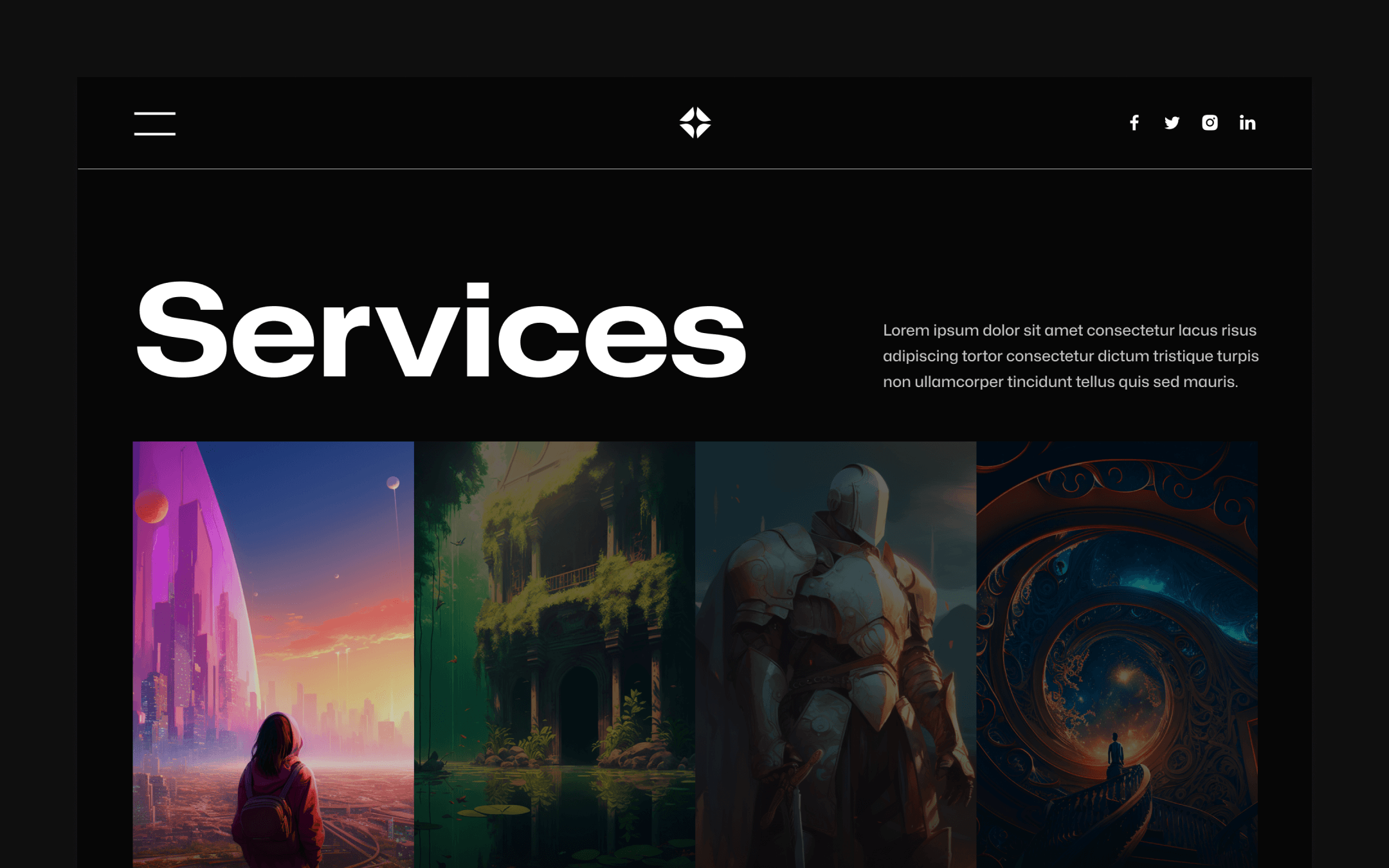 Illustrator X Webflow Template
