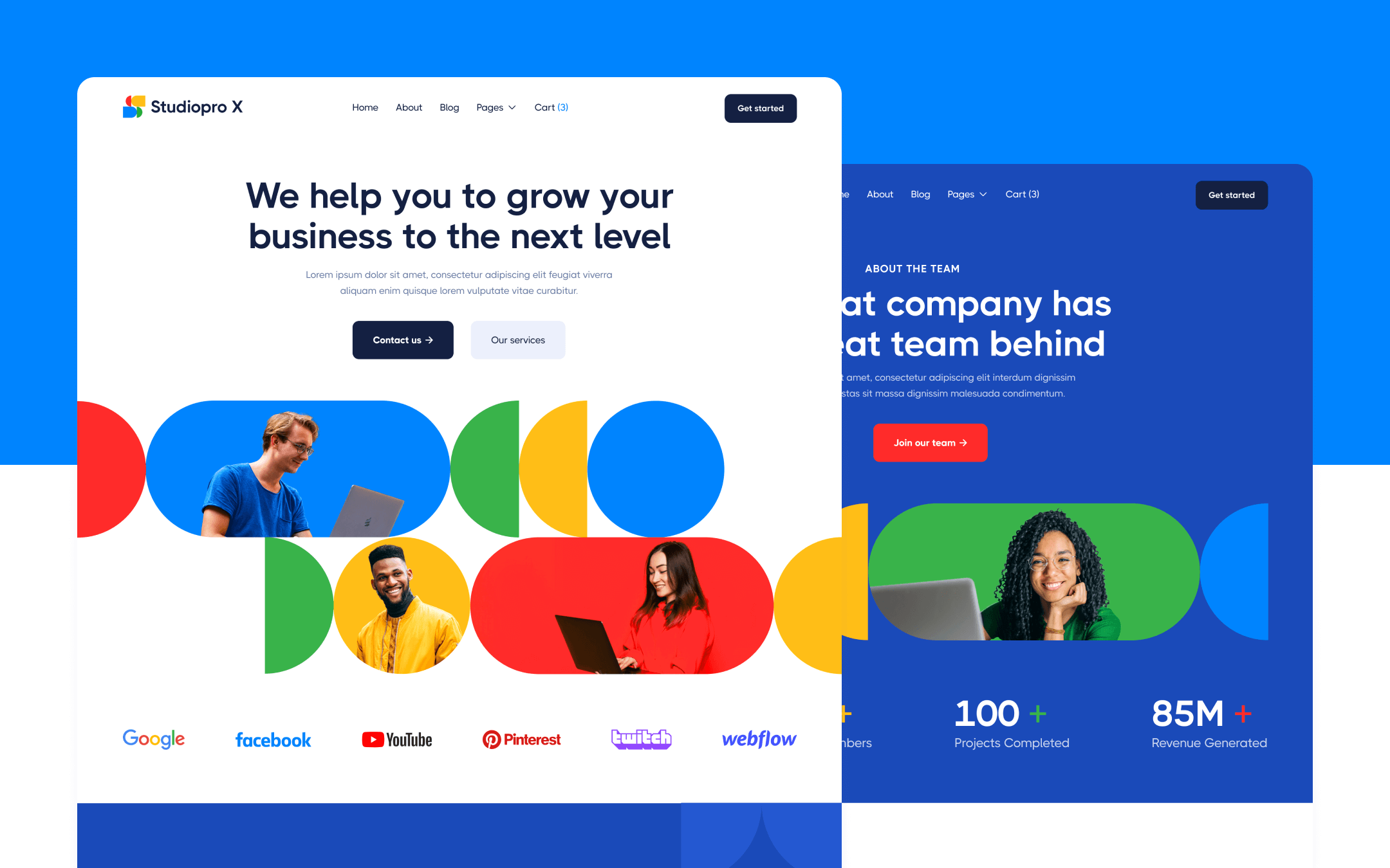 Inbound Marketing Agency Webflow Template
