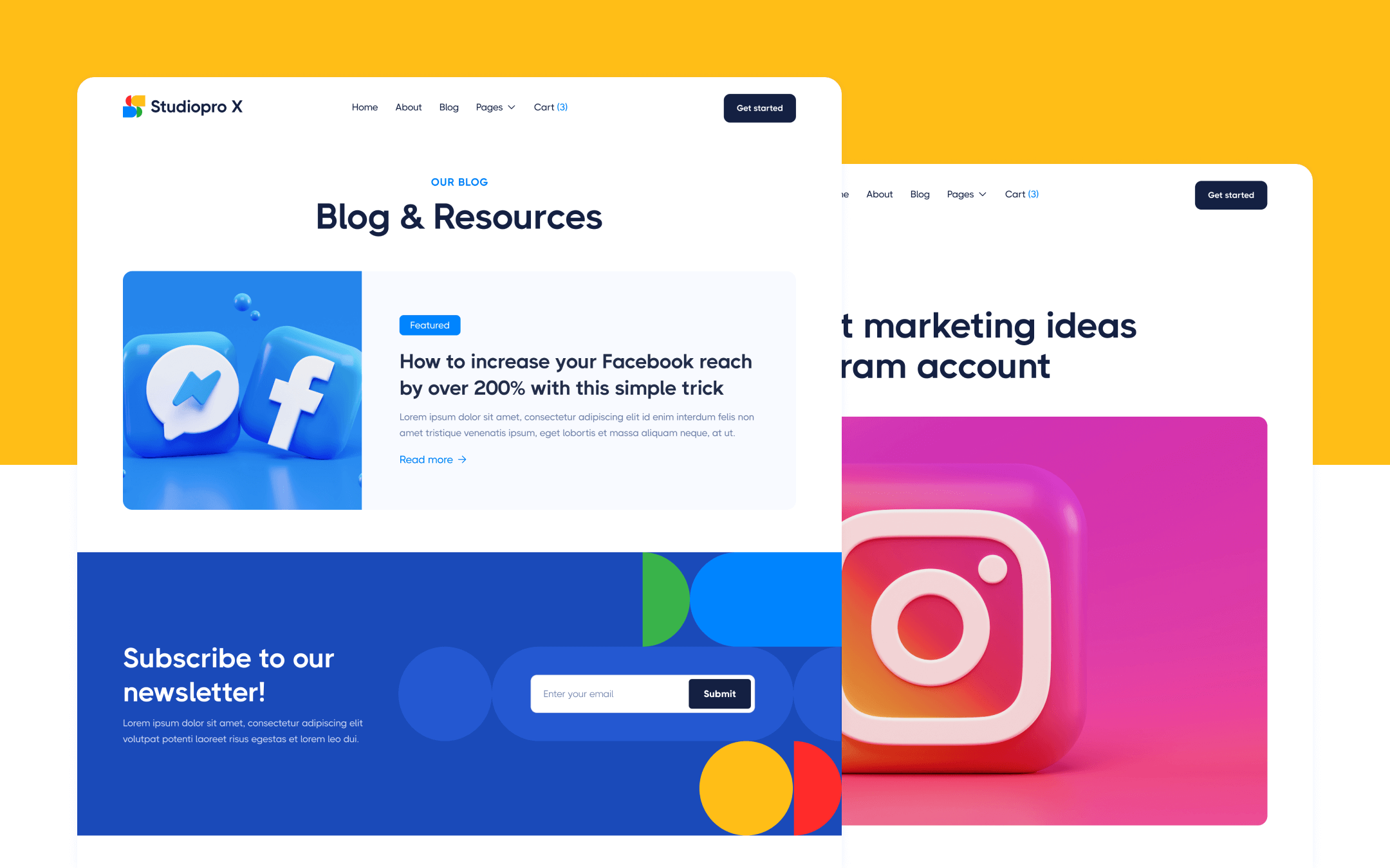 Studiopro X Webflow Template