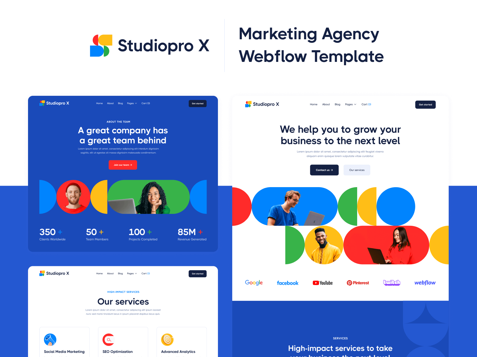 Marketing Agency Webflow Template