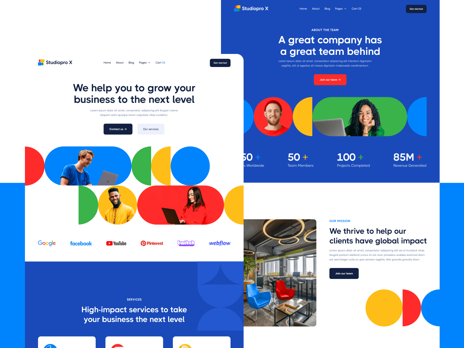 Inbound Marketing Agency Webflow Template