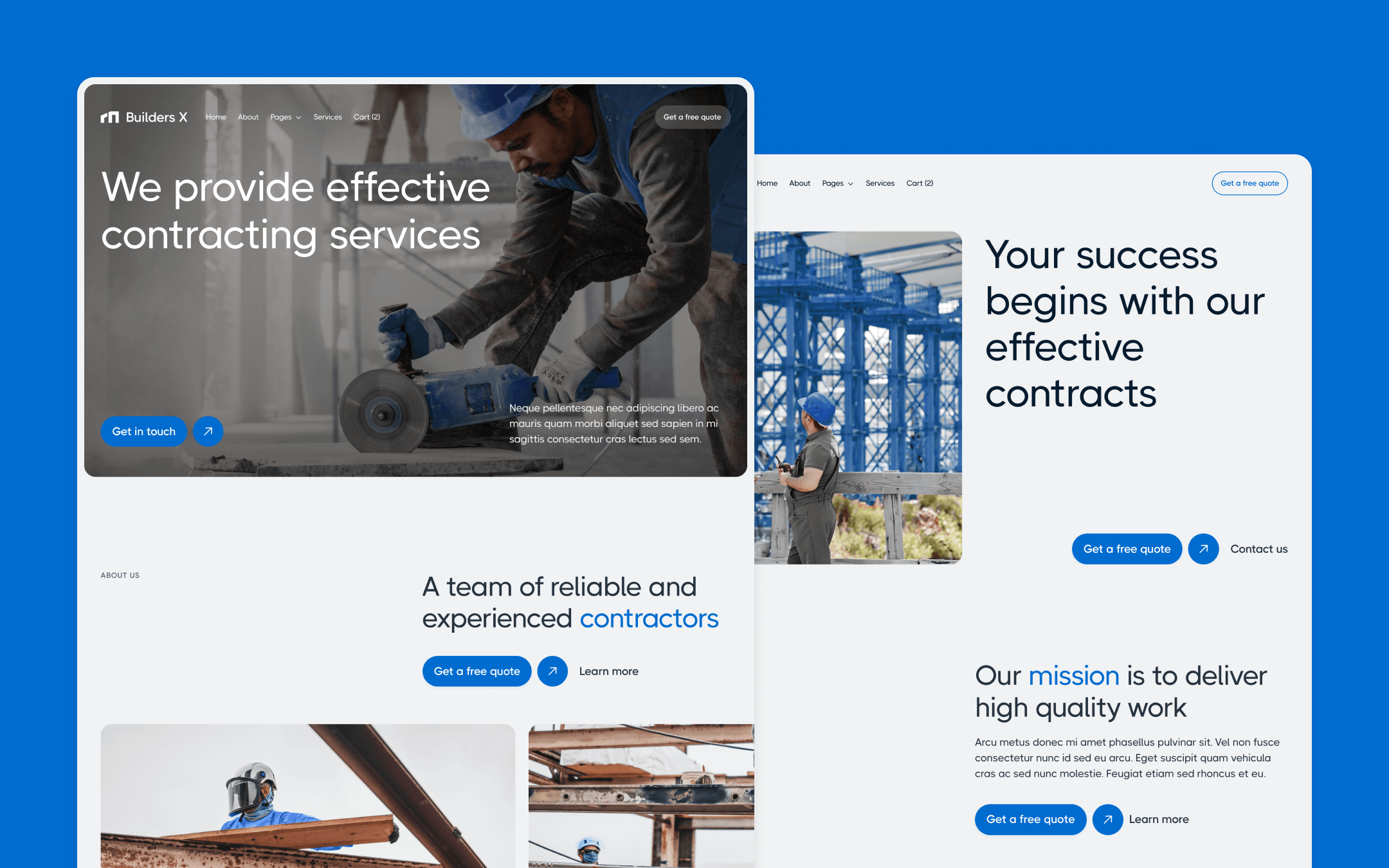 Builders X Webflow Template