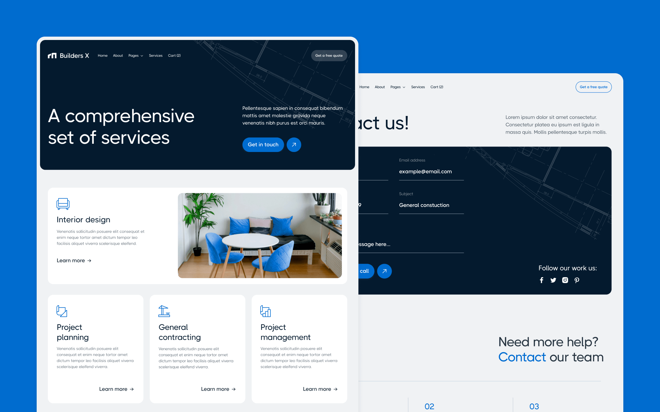 Builders X Webflow Template