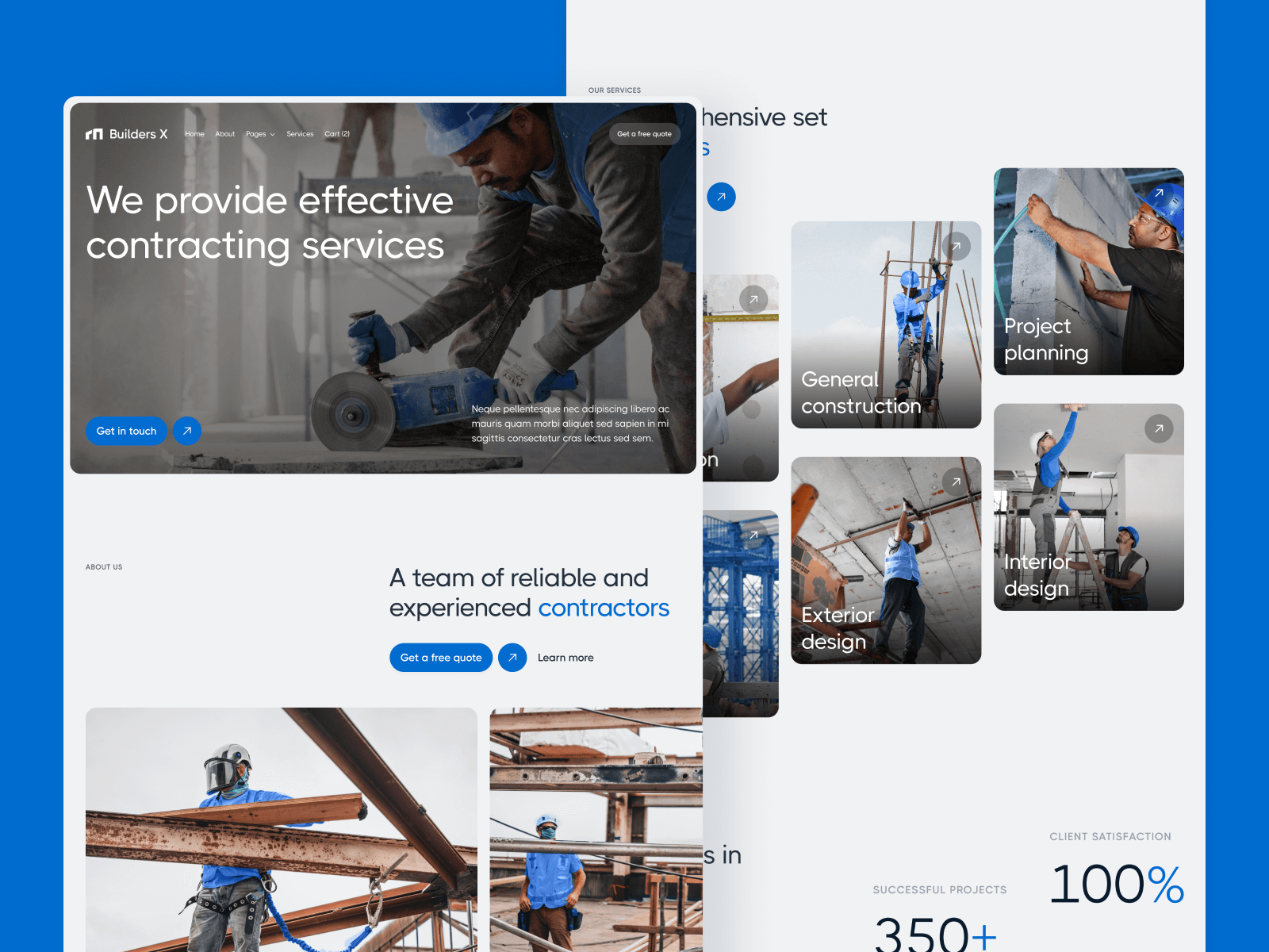 Industrial Construction Webflow Template