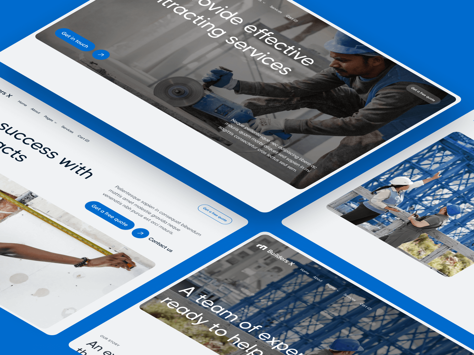 Contractors Webflow Template