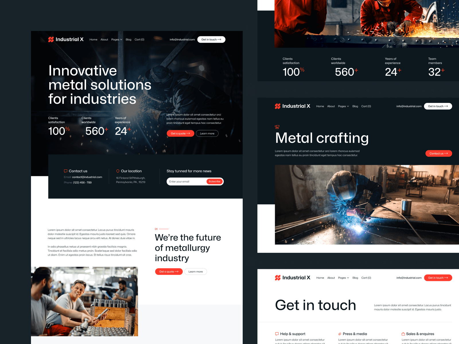 Manufacturing Webflow Template
